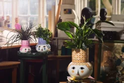 Jarrón Olga 20 cm, Azul