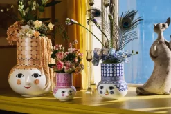 Jarrón Olga 20 cm, Azul