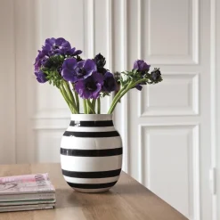 Jarrón Omaggio 20cm, negro