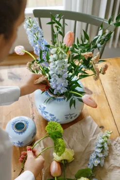 Jarrón Ostindia, Ø22x17 cm