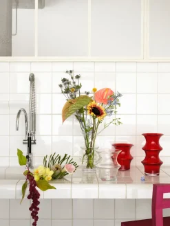 Jarrón Pagod 25,5 cm, Rojo