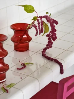 Jarrón Pagod 25,5 cm, Rojo