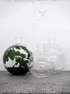 Jarrón Pallo, transparente 37 cm