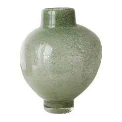 Jarrón pequeño Mila 19,5 cm, Verde