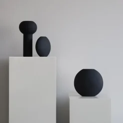 Jarrón Pillar 24 cm, Black