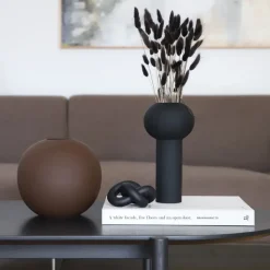 Jarrón Pillar 24 cm, Black