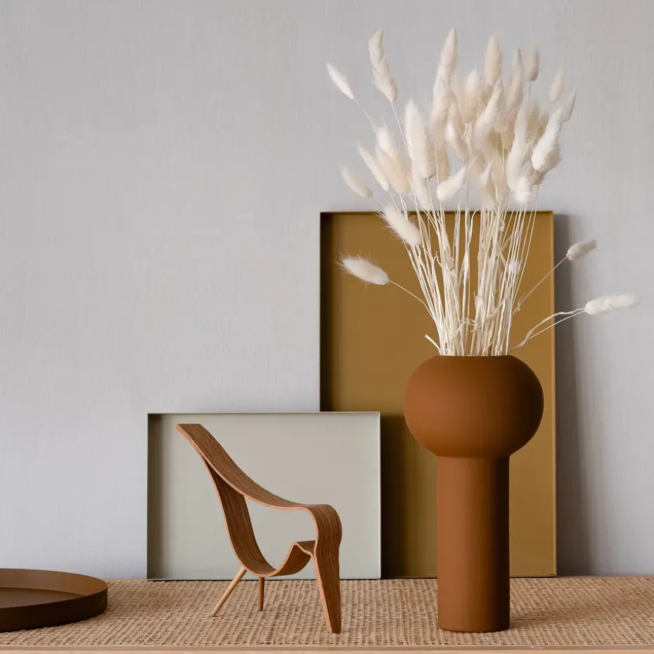 Jarrón Pillar 24 cm, Coconut