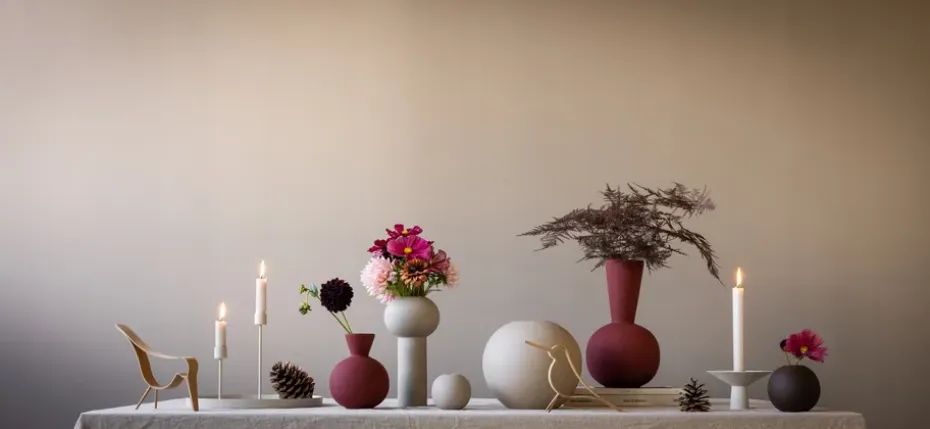 Jarrón Pillar 24 cm, Sand