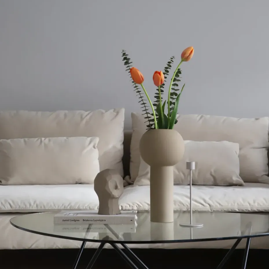 Jarrón Pillar 32 cm, Sand