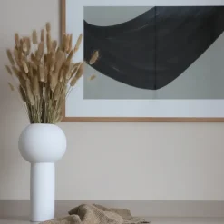 Jarrón Pillar 32 cm, White