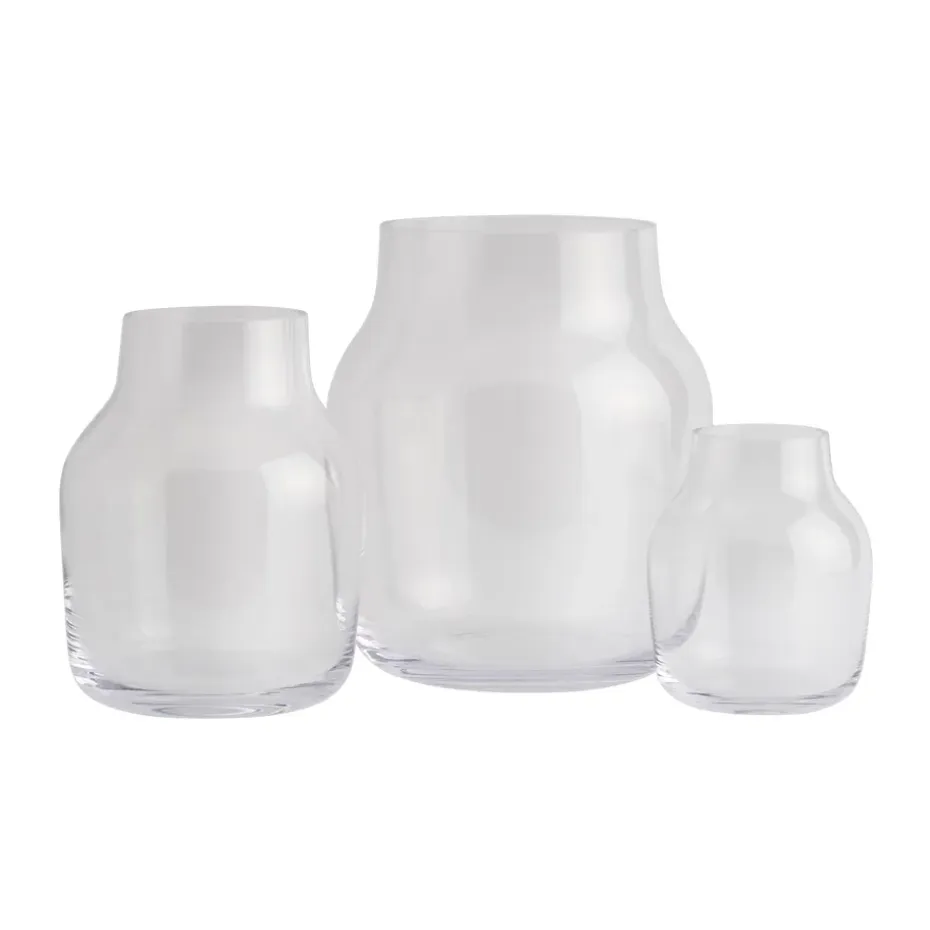 Jarrón Silent Ø15 cm, Clear