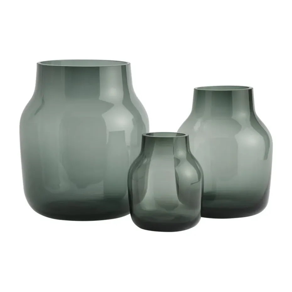 Jarrón Silent Ø20 cm, Dark Green