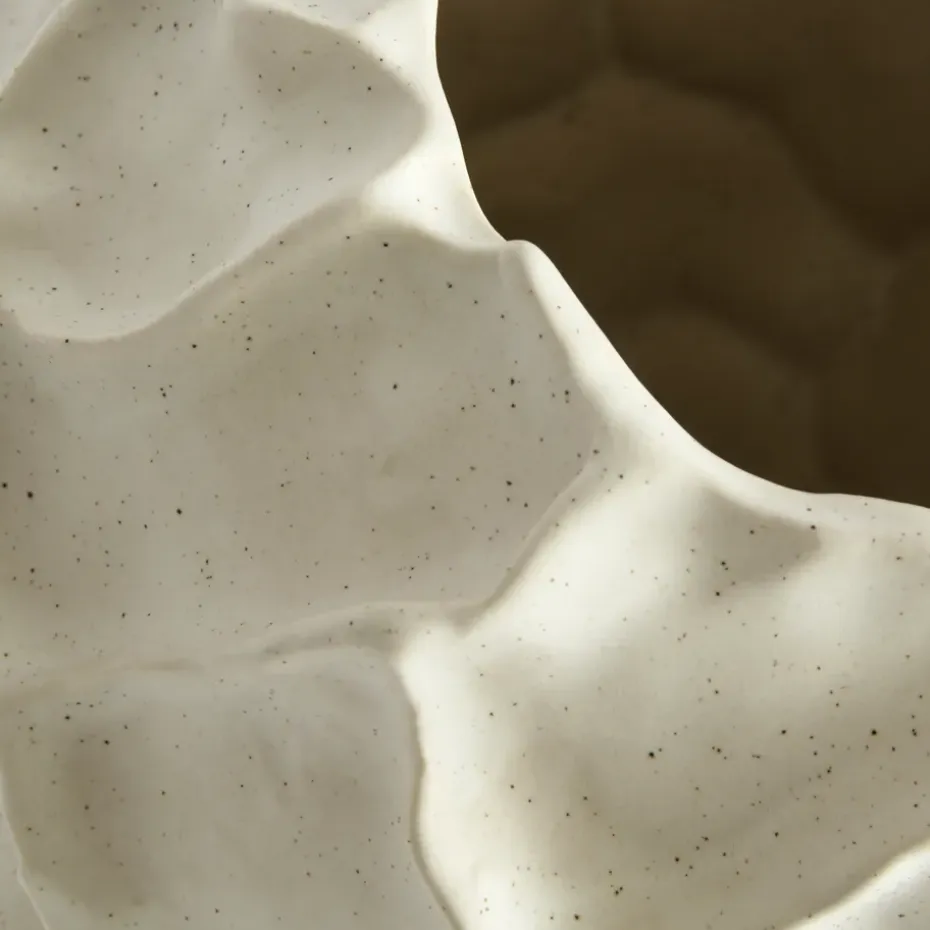 Jarrón Soil 21,5 cm, Vanilla