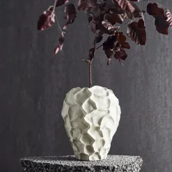 Jarrón Soil 21,5 cm, Vanilla