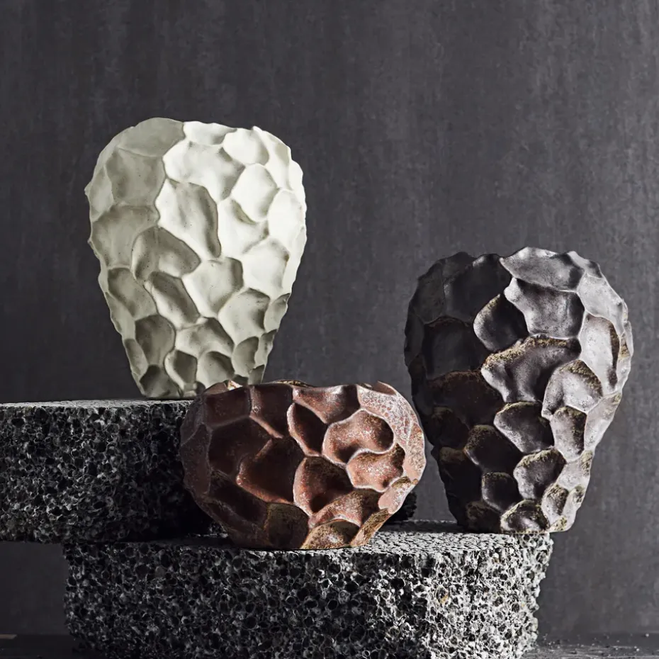 Jarrón Soil 21,5 cm, Vanilla