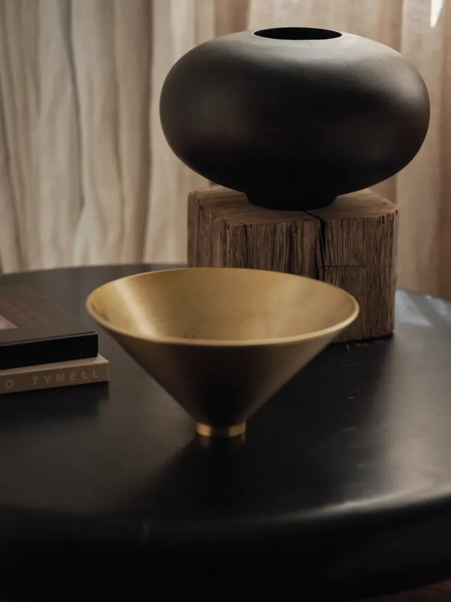 Jarrón Surround 17,5 cm, Madera de mango