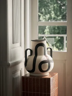 Jarrón Trace, Blanco roto