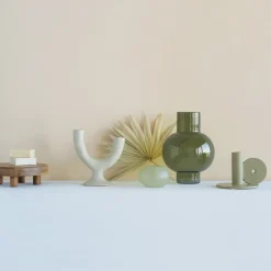 Jarrón Tummy A 24 cm, Duck green