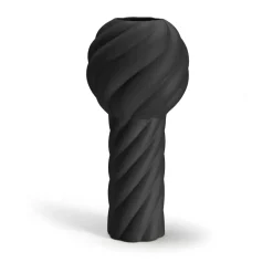 Jarrón Twist pillar 34 cm, Black