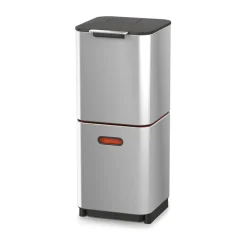 Joseph Joseph Totem Compact cubo de basura 40 L, Stainless steel