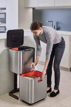 Joseph Joseph Totem Max cubo de basura 60 L, Stainless steel