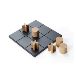 Juego Play, Negro-piezas de juego en roble blanco aceitado