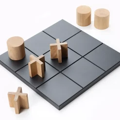 Juego Play, Negro-piezas de juego en roble blanco aceitado