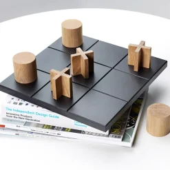 Juego Play, Negro-piezas de juego en roble blanco aceitado