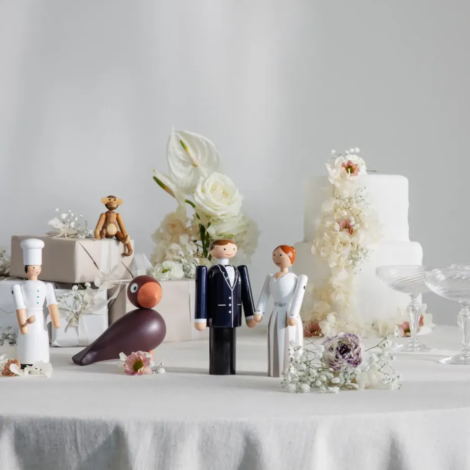 Kay Bojesen novia, blanco, 17 cm