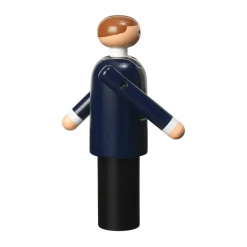 Kay Bojesen novio, Azul-negro-blanco, 12 cm