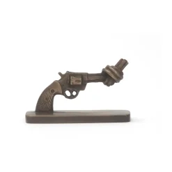 Knotted Gun mini 7 cm, Bronce mate