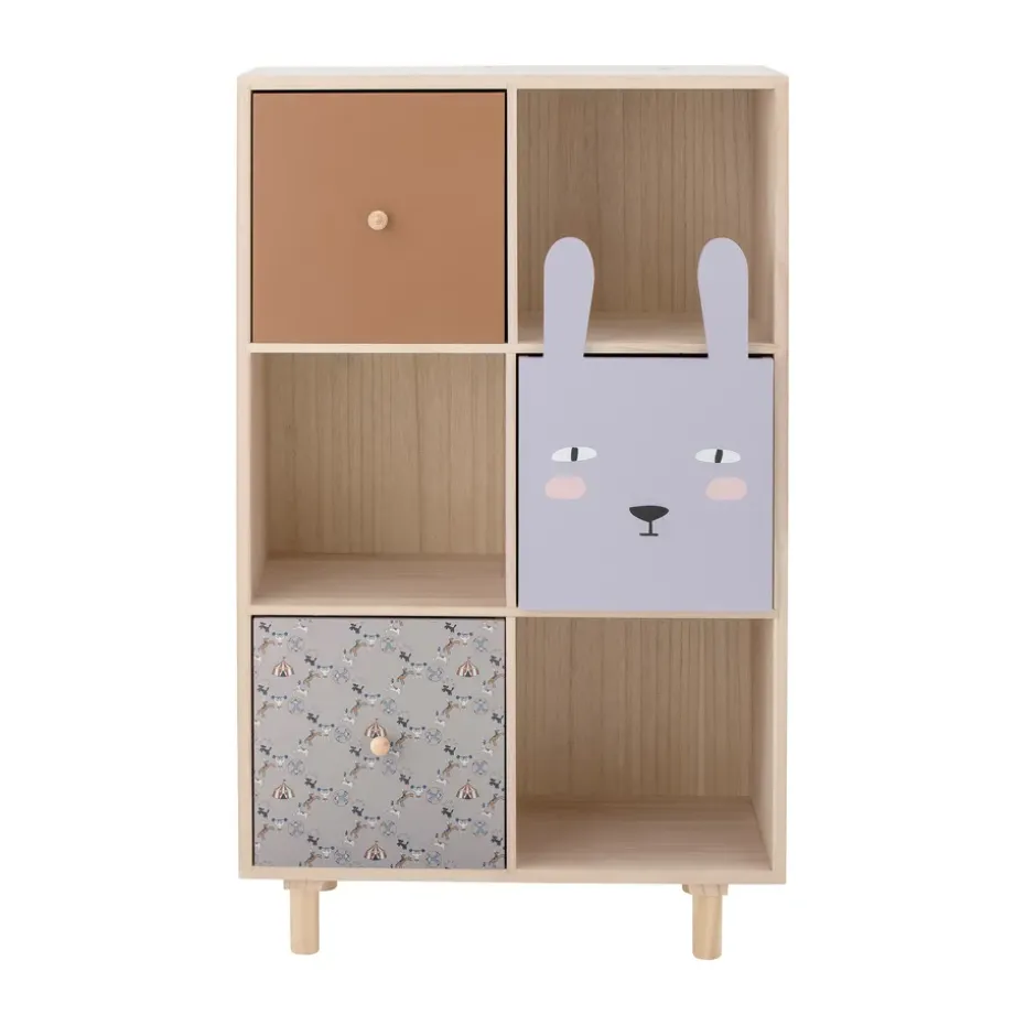 Librería con cajones Calle, Natural