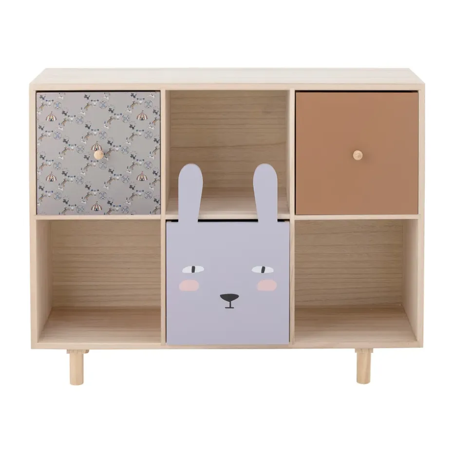 Librería con cajones Calle, Natural