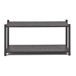 Librería Sceene bookcase F, Roble teñido negro