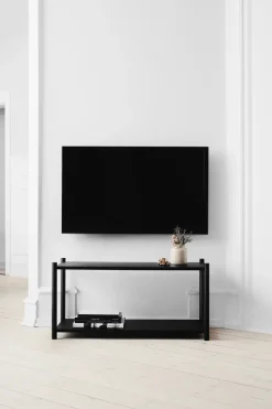 Librería Sceene bookcase F, Roble teñido negro