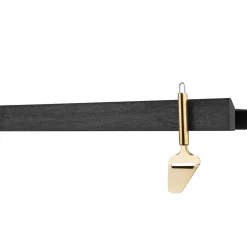 Listón magnético Flex Rail 60 cm, roble teñido de negro-negro