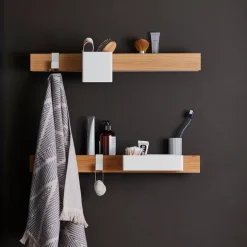 Listón magnético Flex Rail 60 cm, roble-blanco