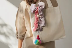 Llavero de pájaro Kaj Bojesen, Roble, cuero natural