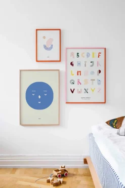 Lámina Alphabet Spaghetti ENG Multi-colour, 50x70 cm