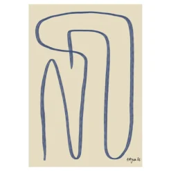 Lámina Different Ways azul, 50x70 cm