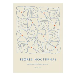 Lámina Flores Nocturnas 01, 30x40 cm