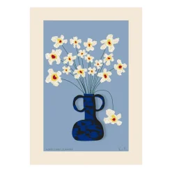 Lámina Flower Studies 04 (Stjärnöga), 30x40 cm