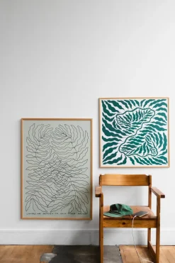 Lámina Green, 70x70 cm