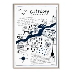 Lámina Göteborg, 50x70 cm