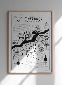 Lámina Göteborg, 50x70 cm