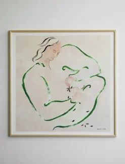 Lámina Love me not, 70x70 cm