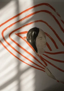 Lámina Own strokes, 70x70 cm