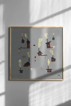 Lámina Sauna, 50x50 cm