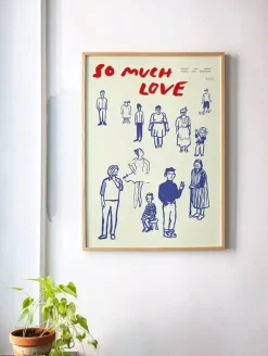 Lámina So Much Love, 30x40 cm