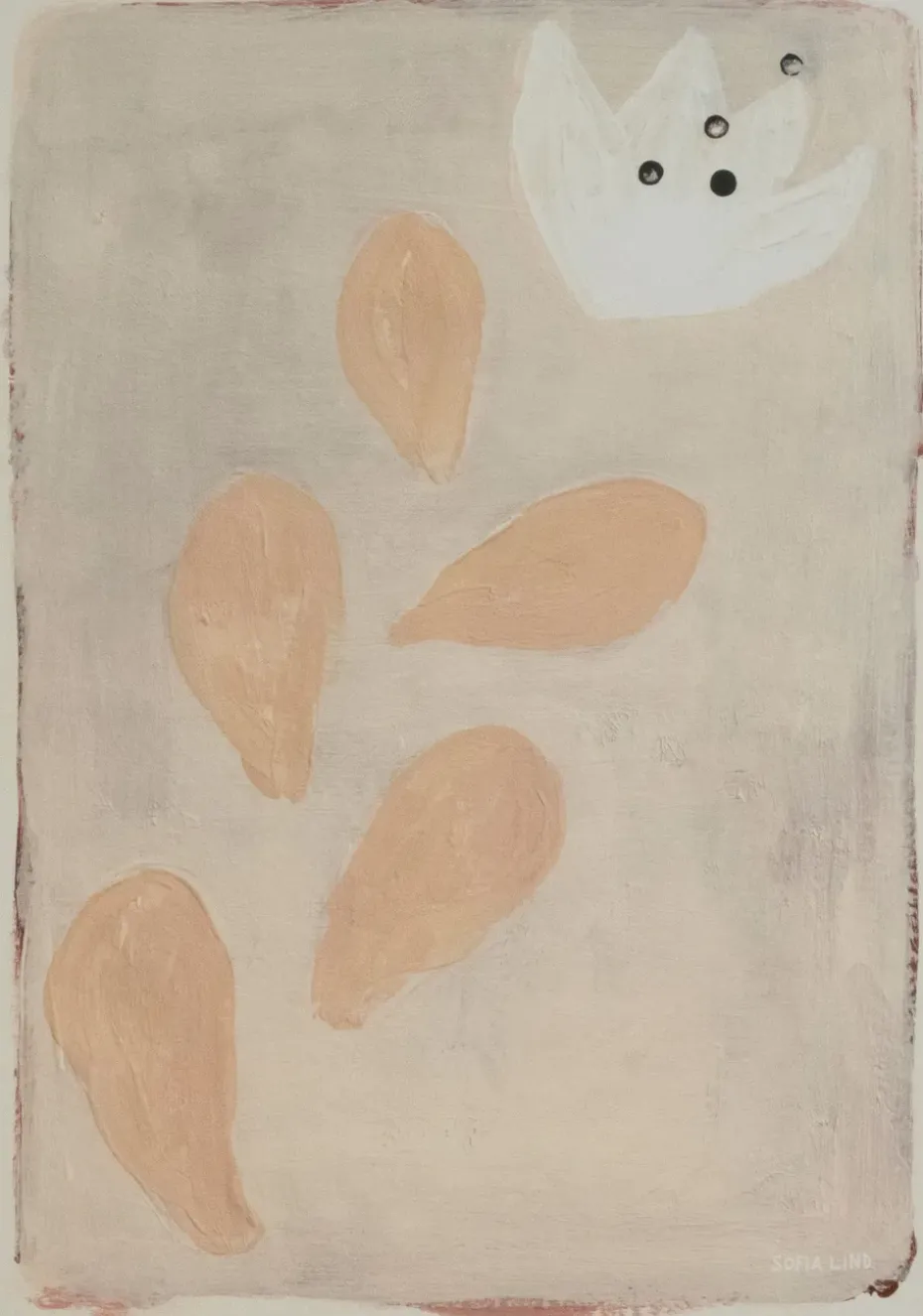 Lámina Stone Crop 50x70 cm, Pink-nude